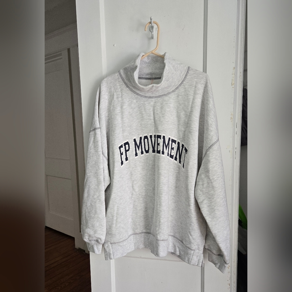 Free People Gray Sweatshirt.